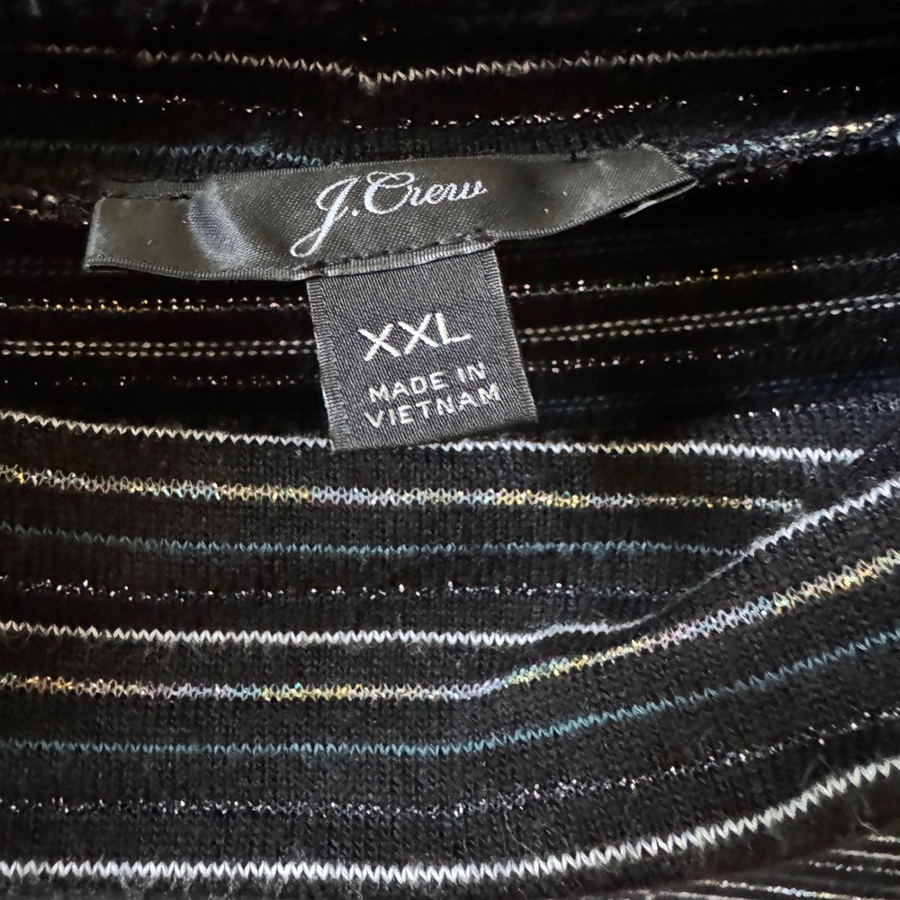J. Crew size XXL Lightweight Sparkling Turtleneck